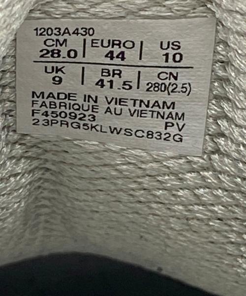 asics（アシックス）asics (アシックス) atmos (アトモス) スニーカー ブラック×グレー サイズ:28の古着・服飾アイテム