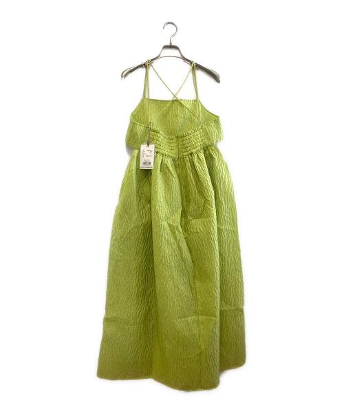 ANOGH（アノフ）ANOGH (アノフ) ノースリーブ・キャミソールワンピース グリーン サイズ:FREE 未使用品の古着・服飾アイテム
