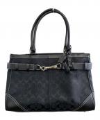 COACHコーチ）の古着「ハンドバッグ」｜ブラック