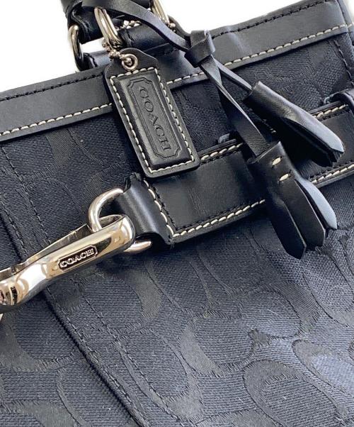 COACH（コーチ）COACH (コーチ) ハンドバッグ ブラックの古着・服飾アイテム