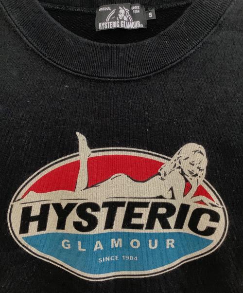 Hysteric Glamour（ヒステリックグラマー）Hysteric Glamour (ヒステリックグラマー) スウェット ブラック サイズ:Sの古着・服飾アイテム
