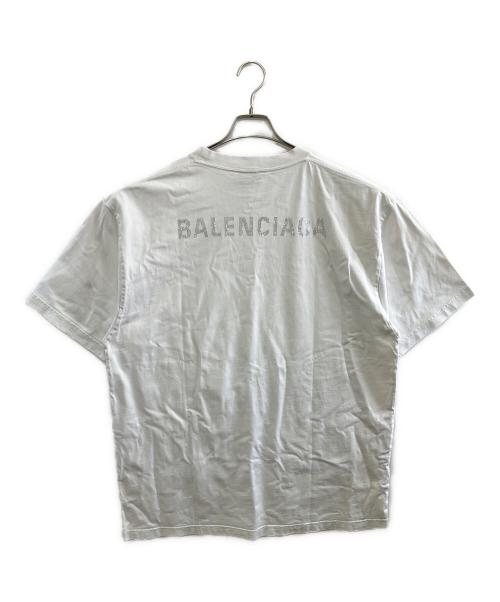 BALENCIAGA（バレンシアガ）BALENCIAGA (バレンシアガ) 半袖カットソー ホワイト サイズ:Mの古着・服飾アイテム
