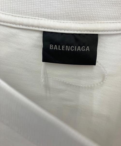 BALENCIAGA（バレンシアガ）BALENCIAGA (バレンシアガ) 半袖カットソー ホワイト サイズ:Mの古着・服飾アイテム