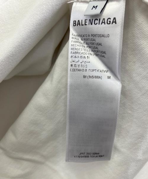 BALENCIAGA（バレンシアガ）BALENCIAGA (バレンシアガ) 半袖カットソー ホワイト サイズ:Mの古着・服飾アイテム