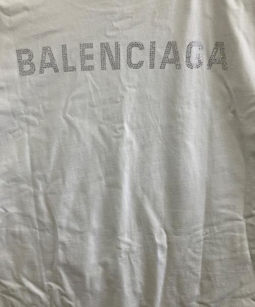 BALENCIAGA（バレンシアガ）BALENCIAGA (バレンシアガ) 半袖カットソー ホワイト サイズ:Mの古着・服飾アイテム