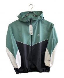 Champion（チャンピオン）の古着「フーデッドジャケット」｜グリーン
