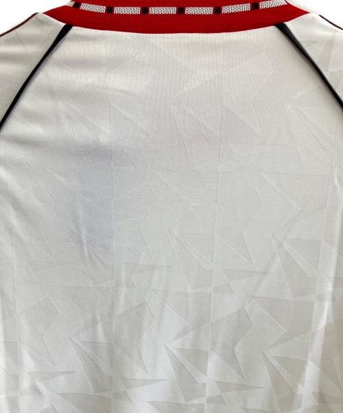 adidas（アディダス）adidas (アディダス) トレーニングウェア ホワイト×レッド サイズ:J XL 未使用品の古着・服飾アイテム