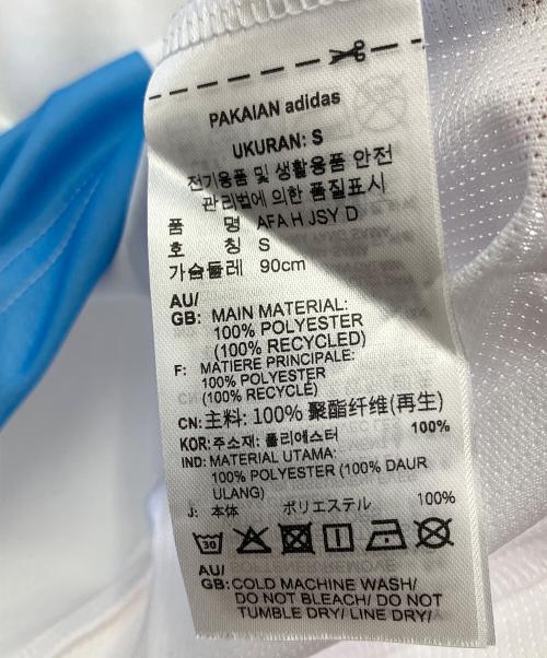 adidas（アディダス）adidas (アディダス) トレーニングウェア ブルー×ホワイト サイズ:J M 未使用品の古着・服飾アイテム