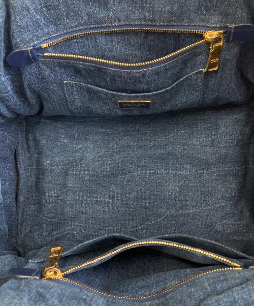 PRADA（プラダ）PRADA (プラダ) カナパデニムトートバッグ インディゴの古着・服飾アイテム