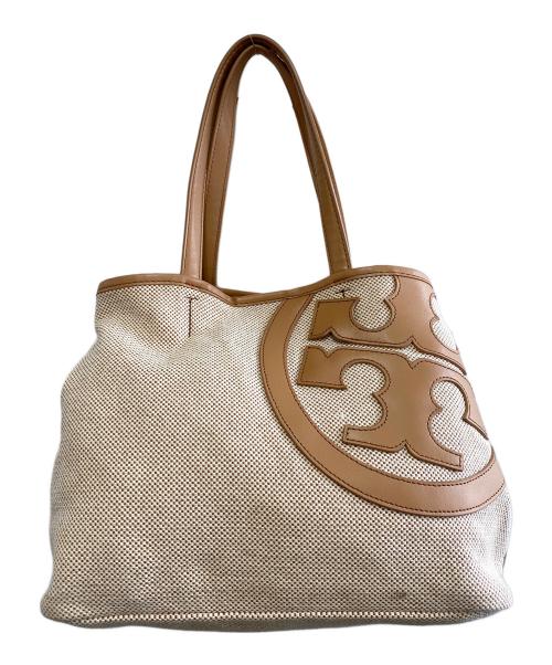 TORY BURCH（トリーバーチ）TORY BURCH (トリーバーチ) トートバッグ ベージュ×ブラウンの古着・服飾アイテム