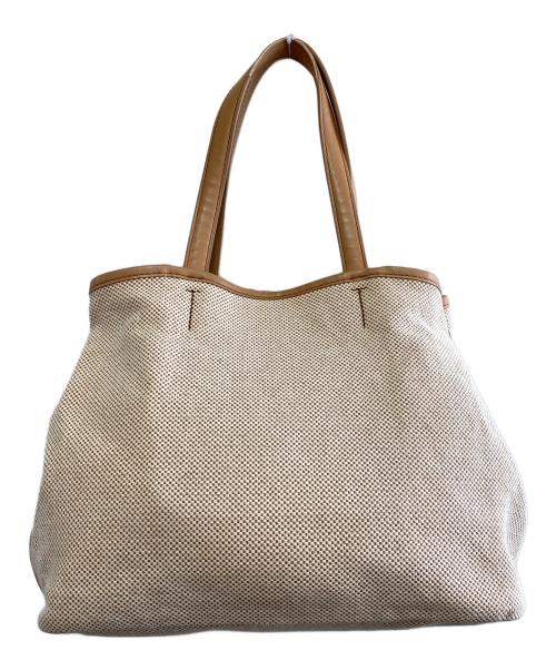 TORY BURCH（トリーバーチ）TORY BURCH (トリーバーチ) トートバッグ ベージュ×ブラウンの古着・服飾アイテム