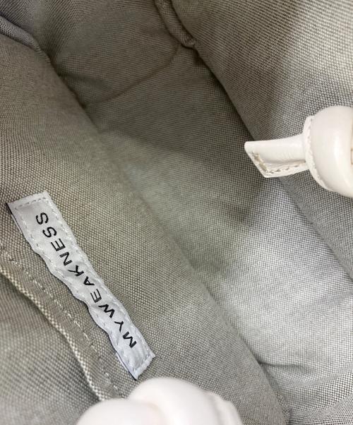 Myweakness（マイウィークネス）Myweakness (マイウィークネス) 2WAYミニバッグ アイボリーの古着・服飾アイテム