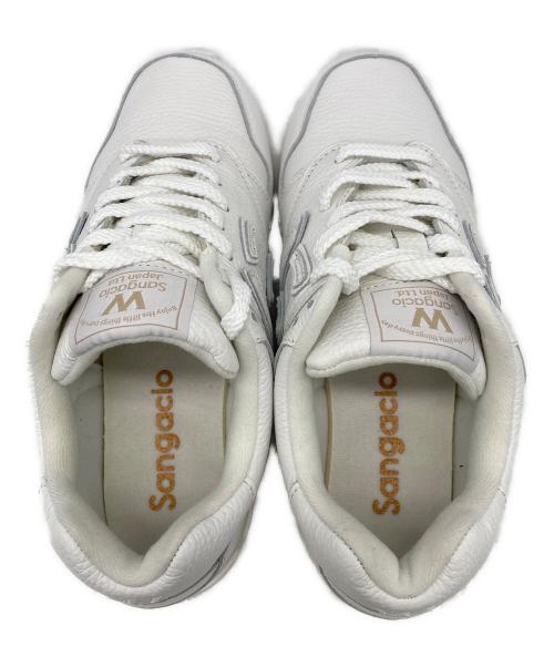 Sangacio（サンガッチョ）SANGACIO (サンガッチョ) ローカットスニーカー ホワイト サイズ:23の古着・服飾アイテム
