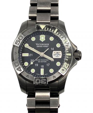 Victorinox ダイバーズウォッチ ブラック　ビクトリノックス　腕時計 中古・古着通販】VICTORINOX (ビクトリノックス) ダイバーズウォッチ