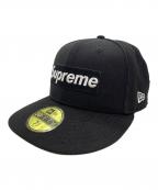 New Era×SUPREMEニューエラ×シュプリーム）の古着「キャップ」｜ブラック×グリーン