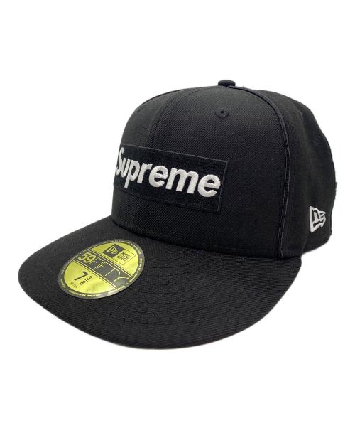 New Era（ニューエラ）New Era (ニューエラ) Supreme (シュプリーム) キャップ ブラック×グリーン サイズ:7 3/8(58.7㎝)の古着・服飾アイテム