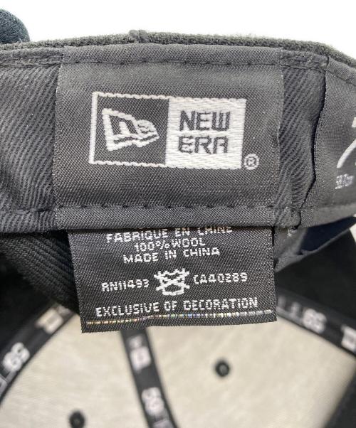 New Era（ニューエラ）New Era (ニューエラ) Supreme (シュプリーム) キャップ ブラック×グリーン サイズ:7 3/8(58.7㎝)の古着・服飾アイテム