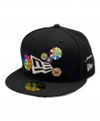 New Era×TAKASHI MURAKAMIニューエラ×タカシ ムラカミ）の古着「キャップ」｜ブラック