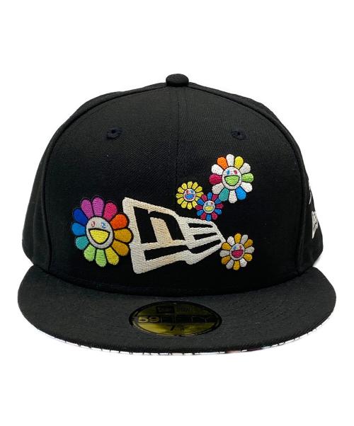 New Era（ニューエラ）New Era (ニューエラ) TAKASHI MURAKAMI (タカシ ムラカミ) キャップ ブラック サイズ:7 3/8(58.7㎝)の古着・服飾アイテム
