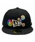 New Era (ニューエラ) TAKASHI MURAKAMI (タカシ ムラカミ) キャップ ブラック サイズ:7 3/8(58.7㎝)：8000円