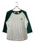 stussy（ステューシー）の古着「長袖カットソー」｜ホワイト×グリーン