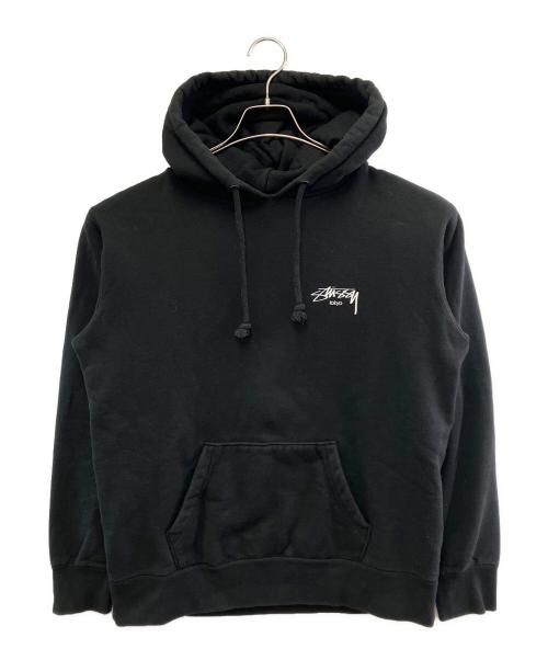 stussy（ステューシー）stussy (ステューシー) プルオーバーパーカー ブラック サイズ:Mの古着・服飾アイテム