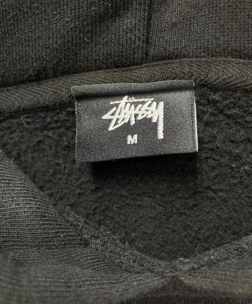 stussy（ステューシー）stussy (ステューシー) プルオーバーパーカー ブラック サイズ:Mの古着・服飾アイテム