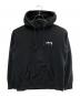 stussy（ステューシー）の古着「プルオーバーパーカー」｜ブラック