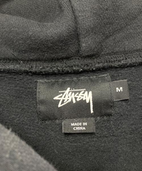 stussy（ステューシー）stussy (ステューシー) プルオーバーパーカー ブラック サイズ:Mの古着・服飾アイテム
