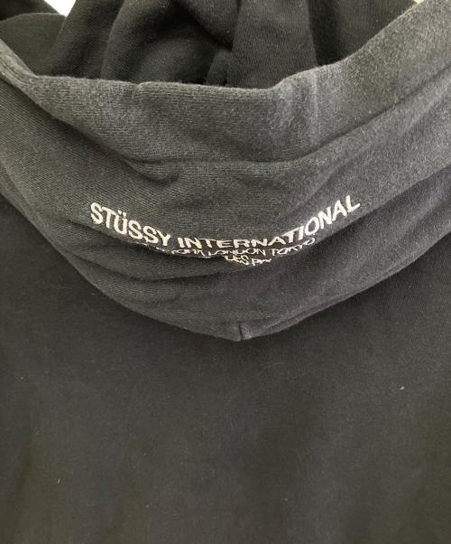 stussy（ステューシー）stussy (ステューシー) プルオーバーパーカー ブラック サイズ:Mの古着・服飾アイテム