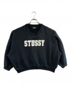 stussyステューシー）の古着「スウェット」｜ブラック