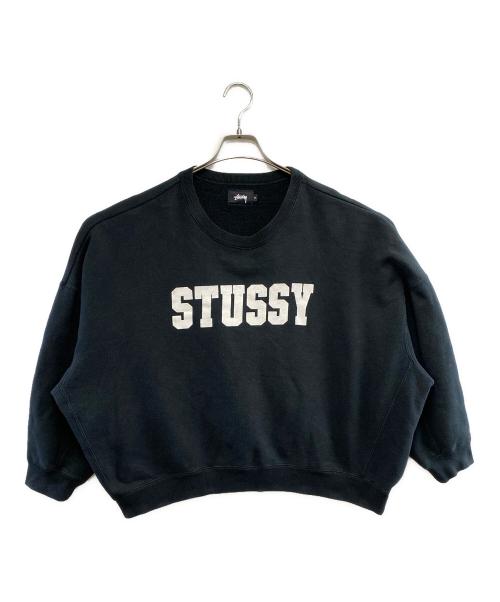 stussy（ステューシー）stussy (ステューシー) スウェット ブラック サイズ:Mの古着・服飾アイテム