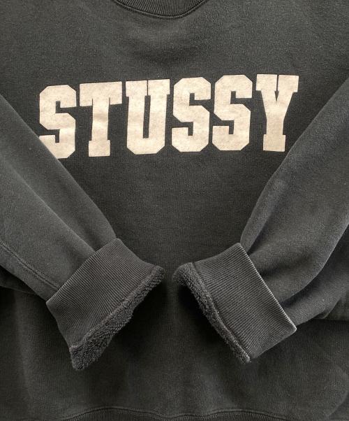 stussy（ステューシー）stussy (ステューシー) スウェット ブラック サイズ:Mの古着・服飾アイテム
