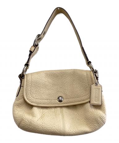 中古・古着通販】COACH (コーチ) ハンドバッグ アイボリー｜ブランド
