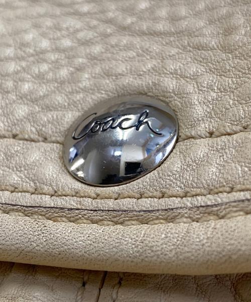 COACH（コーチ）COACH (コーチ) ハンドバッグ アイボリーの古着・服飾アイテム