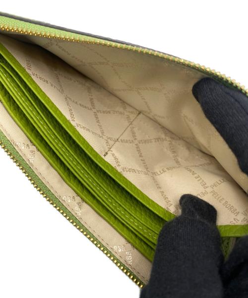 PELLE BORSA（ペレボルサ）PELLE BORSA (ペレボルサ) 財布 グリーンの古着・服飾アイテム