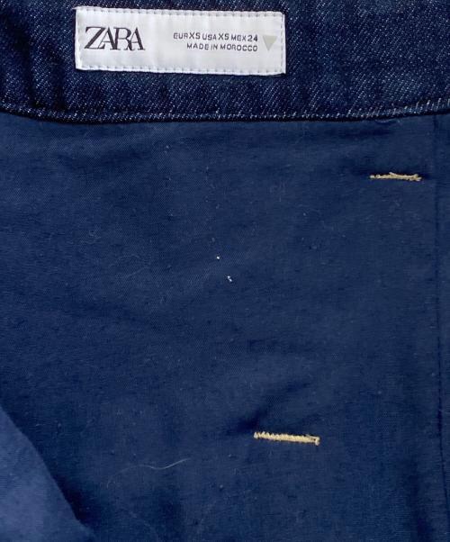 ZARA（ザラ）ZARA (ザラ) バルーンデニムスカート インディゴ サイズ:XSの古着・服飾アイテム