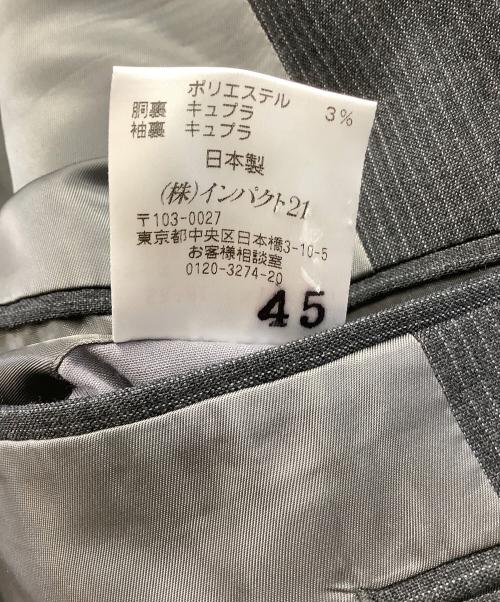 POLO RALPH LAUREN（ポロ・ラルフローレン）POLO RALPH LAUREN (ポロ・ラルフローレン) セットアップスーツ グレー サイズ:C96－W80－T180 Y7の古着・服飾アイテム