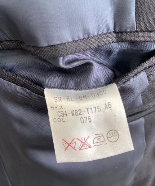 POLO RALPH LAUREN（ポロ・ラルフローレン）POLO RALPH LAUREN (ポロ・ラルフローレン) セットアップスーツ オリーブ サイズ:スーツ：C94－W82－T175－A6　パンツ：記載無しの古着・服飾アイテム