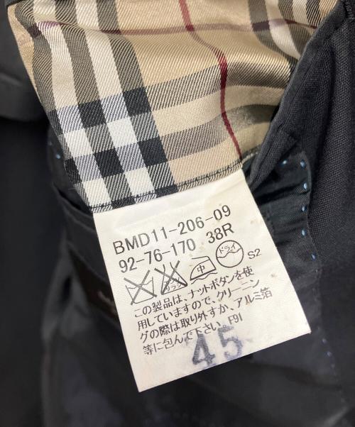 BURBERRY BLACK LABEL（バーバリーブラックレーベル）BURBERRY BLACK LABEL (バーバリーブラックレーベル) テーラードジャケット ブラック サイズ:38Rの古着・服飾アイテム