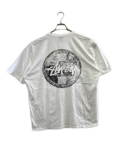 stussy（ステューシー）stussy (ステューシー) 半袖カットソー ホワイト サイズ:XLの古着・服飾アイテム
