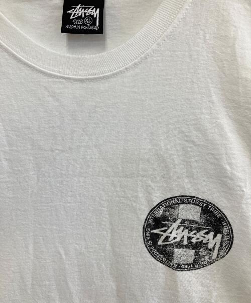 stussy（ステューシー）stussy (ステューシー) 半袖カットソー ホワイト サイズ:XLの古着・服飾アイテム