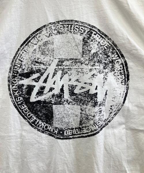 stussy（ステューシー）stussy (ステューシー) 半袖カットソー ホワイト サイズ:XLの古着・服飾アイテム