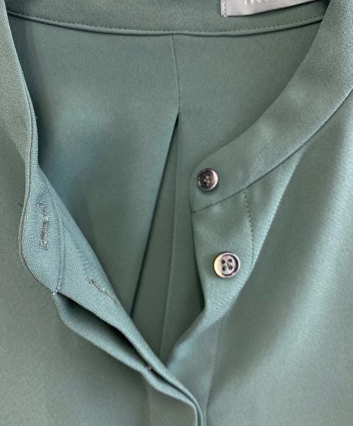 theory luxe（セオリーリュクス）theory luxe (セオリーリュクス) 長袖ブラウス オリーブ サイズ:38の古着・服飾アイテム