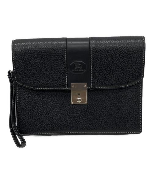 BURBERRY LONDON（バーバリーロンドン）BURBERRY LONDON (バーバリーロンドン) クラッチバッグ ブラックの古着・服飾アイテム
