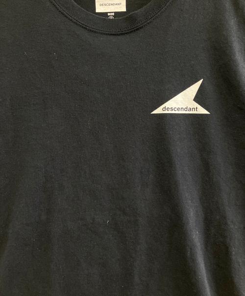 DESCENDANT（ディセンダント）DESCENDANT (ディセンダント) 半袖カットソー ブラック サイズ:3の古着・服飾アイテム