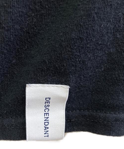 DESCENDANT（ディセンダント）DESCENDANT (ディセンダント) 半袖カットソー ブラック サイズ:3の古着・服飾アイテム