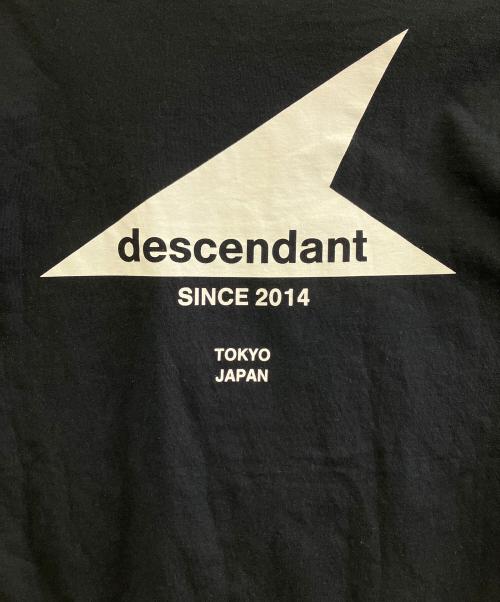 DESCENDANT（ディセンダント）DESCENDANT (ディセンダント) 半袖カットソー ブラック サイズ:3の古着・服飾アイテム
