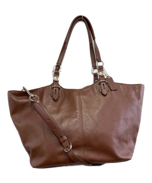 COACH（コーチ）COACH (コーチ) トートバッグ ブラウンの古着・服飾アイテム