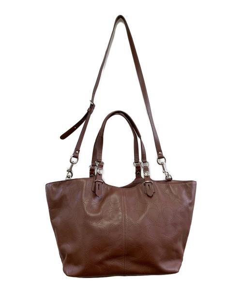 COACH（コーチ）COACH (コーチ) トートバッグ ブラウンの古着・服飾アイテム